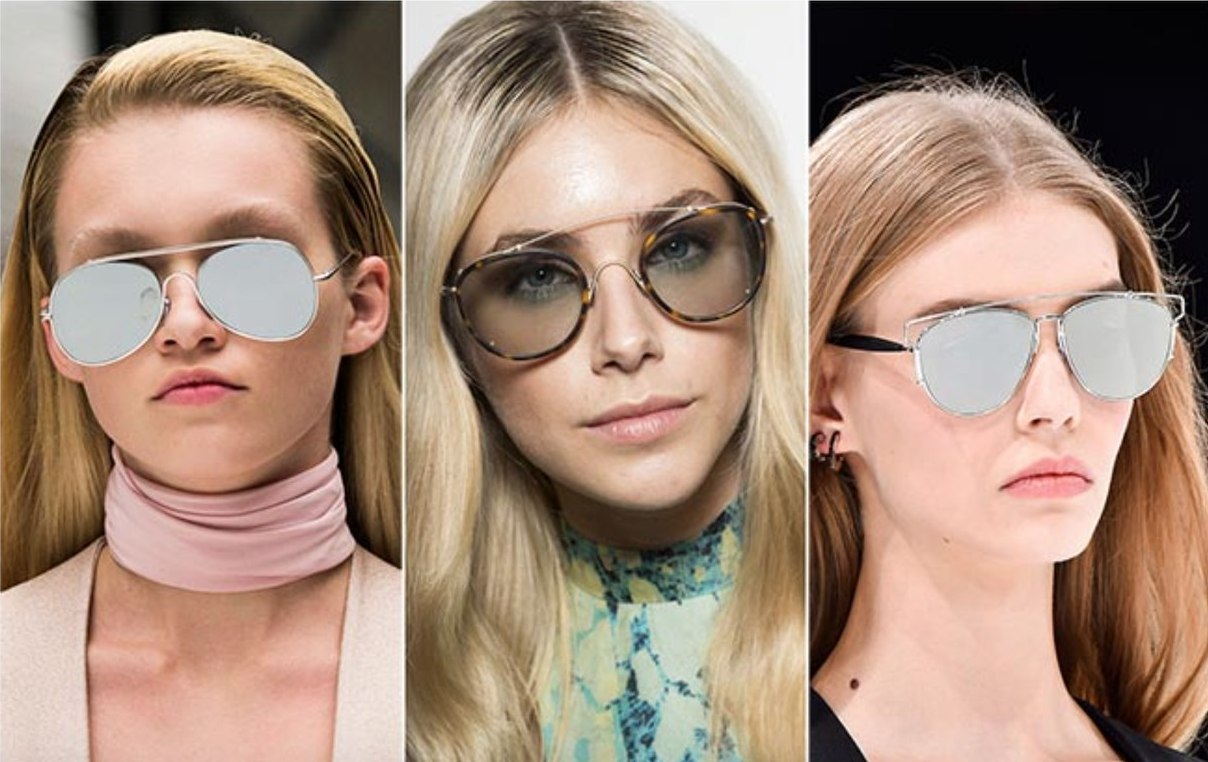 Модные солнцезащитные очки 2018 года авиаторы