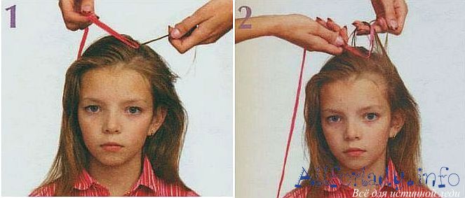 Обратная коса для девочек