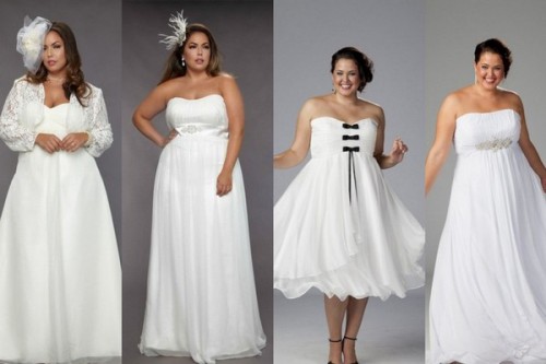 Свадебные платья для полных женщин