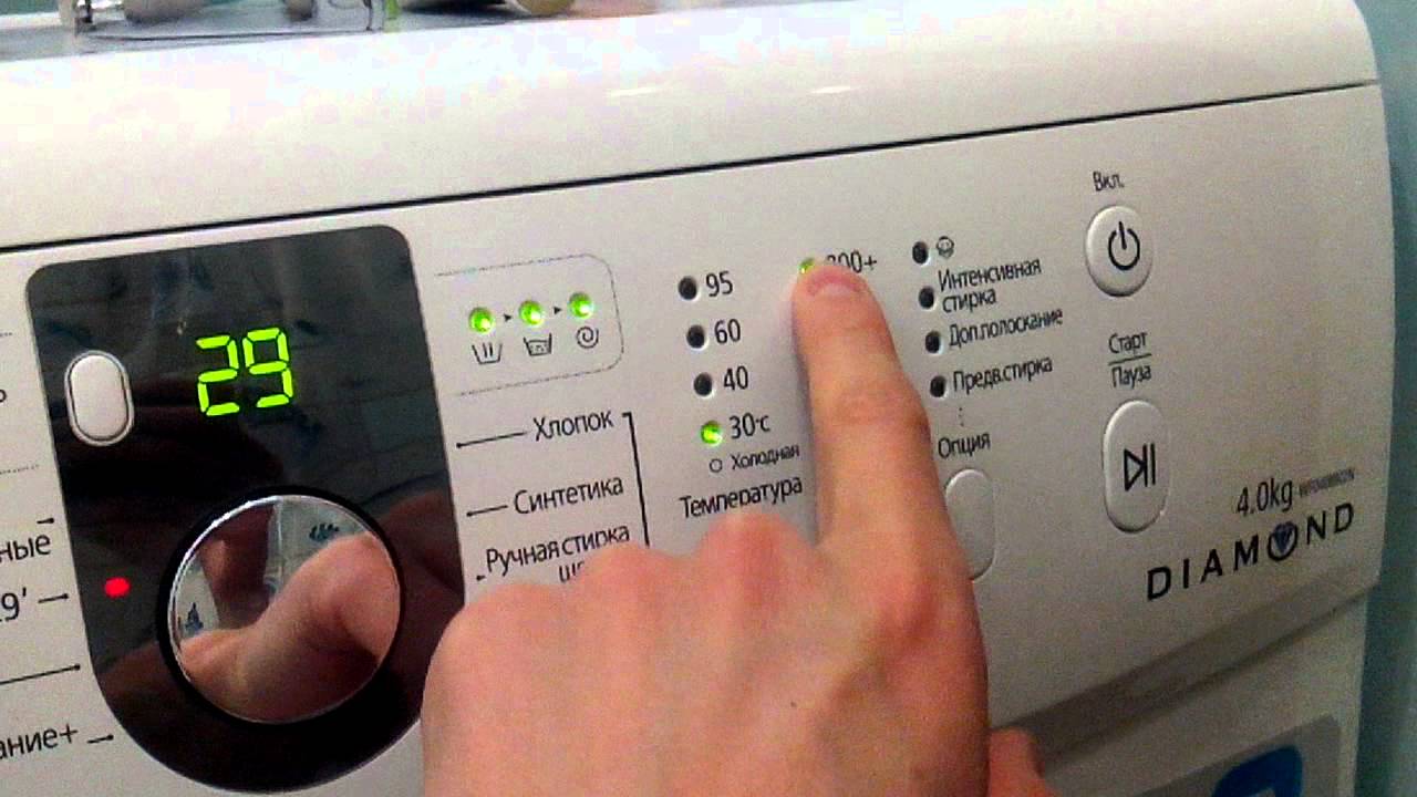 Основные режимы стирки в стиральной машине