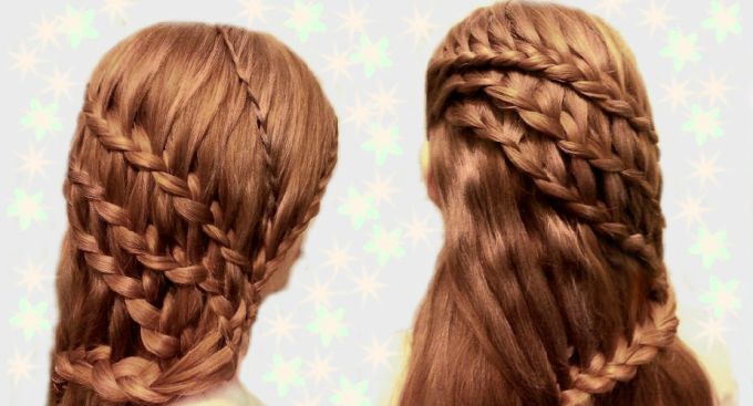 Прически для девочек на длинные волосы с плетением